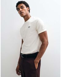 Fred Perry - Short Sleeve Logo Ringer T-Shirt - Lyst
