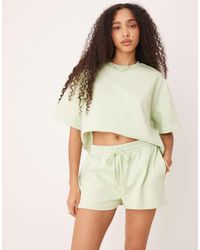 ASOS - Short Met Interlock-Naden - Lyst