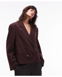 ASOS - Tailored Double Breasted Boxy Blazer - Lyst