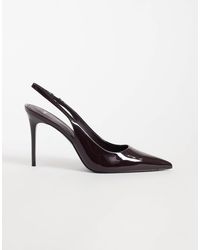 Mango - Slingback-pumps aus kunstleder mit absatz - Lyst