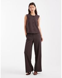 Object - Wide Leg Tailored Trouser Co-Ord - Lyst