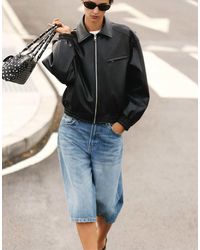 Pull&Bear - Jack Met Leerlook - Lyst