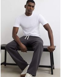 River Island - Muscle Fit Cotton Stretch T-Shirt - Lyst