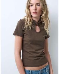 JJXX - Keyhole Top With Pankou Detail - Lyst