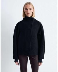 & Other Stories - Wool Mock Neck Short Jacket - Lyst