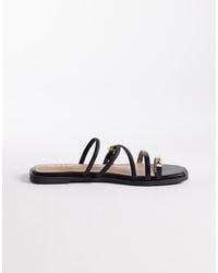 Raid - Moon Flat Sandals With Metal Detail - Lyst