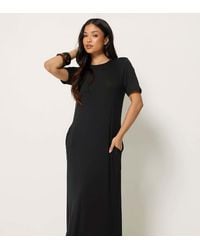 PixieGirl - Petite Short Sleeve T-Shirt Maxi Dress - Lyst
