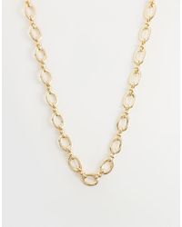 Accessorize - Large Oval Links Chain Necklace - Lyst