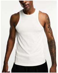 ASOS 4505 - Icon Ribbed Training Singlet With Quick Dry - Lyst