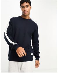 Tommy Hilfiger - Lounge Logo Long Sleeve T Shirt With Logo Tapping - Lyst