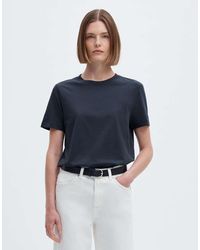 SELECTED - Myessential Crew Neck Short Sleeve T-shirt - Lyst