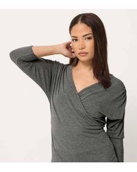 PixieGirl - Petite Wrap Top - Lyst