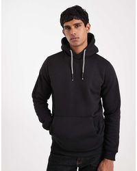 Brave Soul - Hoodie Met Contrasterende Trekkoorden - Lyst