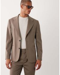 ASOS - 100% Summer Wool Slim Suit Jacket - Lyst