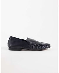 ASOS - Marlowe Softie Ruched Loafers - Lyst