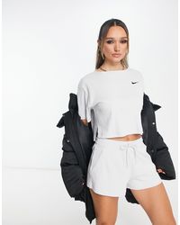 Nike - – geripptes jersey-t-shirt - Lyst