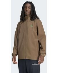 adidas Originals - Terrex Multi Essentials 2 Layer Rain Jacket - Lyst