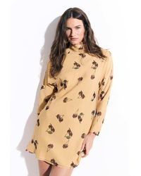 ASOS - Chiffon Mini Dress With Batwing Sleeve - Lyst