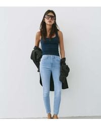 Pull&Bear - Tall High-Waist Skinny Jeans - Lyst