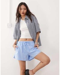 Weekday - Short Met Elastische Taille - Lyst