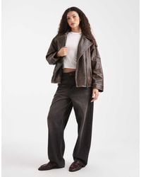 ASOS - Giacca Biker Oversize - Lyst