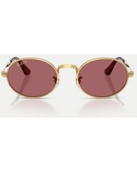Ray-Ban - Rb3931 Rectangle Polarised Sunglasses With Lens - Lyst