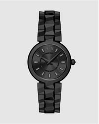 ARMANI EXCHANGE - Audora Two-Hand Stainless Steel Watch - Lyst