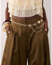 ASOS - Cinturón De Cadena Gruesa Con Monedas De - Lyst