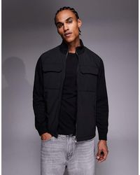 Barbour - Ethan Funnel Neck Quilted Zip Through Sweatshirt - Lyst