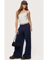 Edikted - Claudette Baggy Ribbon Sweatpants - Lyst