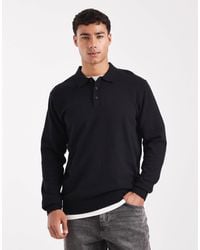 JJ Rebel - – langärmliges strick-polohemd - Lyst