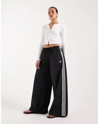 adidas Originals - Firebird Wide Leg Track Pants - Lyst