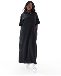ASOS - Curve Premium T-shirt Maxi Dress With Pockets - Lyst