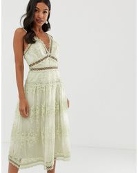 ASOS Vestito midi - Verde