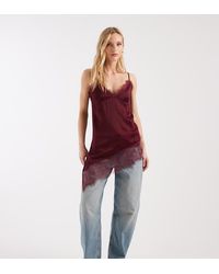 ASOS - Asos Design Petite Slim Barrel Jeans - Lyst