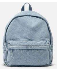 Pull&Bear - Denim Backpack - Lyst