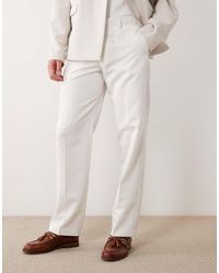 ASOS - Tailored Straight Leg Trousers - Lyst