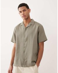 Jack & Jones - Waffle Short Sleeve Shirt - Lyst