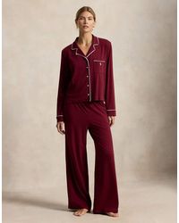 Polo Ralph Lauren - Long-Sleeve Jersey Pyjama Set - Lyst