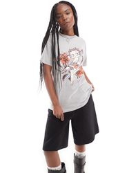 Daisy Street - Oversized T-shirt With Vintage Betty Boop Print - Lyst