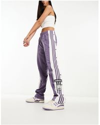 adidas Originals Adicolor Adibreak Popper Pants In Purple | Lyst