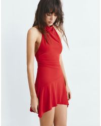 Pull&Bear - Short Halter Dress - Lyst