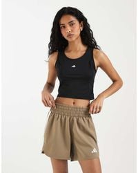 adidas Originals - Adidas Training Pacer Shorts With 3 Stripes - Lyst