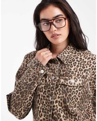 Vero Moda - Oversized Denim Jacket - Lyst