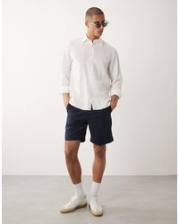 SELECTED - Short à taille élastique - marine - Lyst