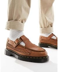 Dr. Martens - Adrian Woven T-bar Loafers - Lyst