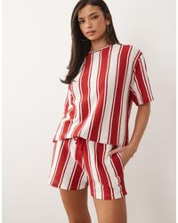 ASOS - Knitted Jersey Short Co-ord - Lyst