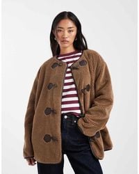ONLY - Teddy Duffel Coat - Lyst