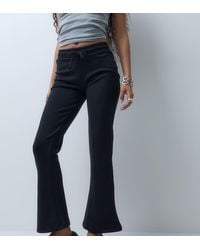 ASOS - Asos Design Petite Interlock Wide Leg Flare - Lyst