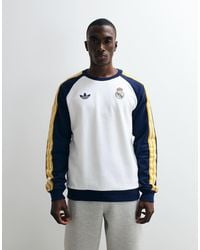 adidas Originals - Real Madrid Originals Crew Sweat - Lyst